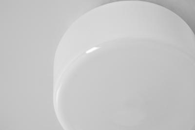 Paavo Tynell Model 80154 Opal Glass Ceiling Lamp by Paavo Tynell for Idman Finland 1930s