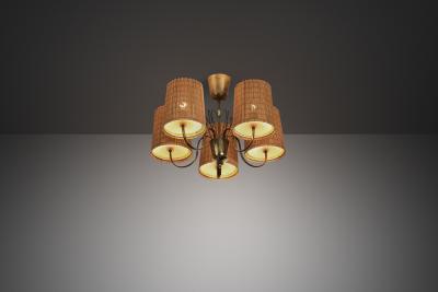 Paavo Tynell Model 9032 Chandelier by Paavo Tynell for Taito Finland Mid 20th Century