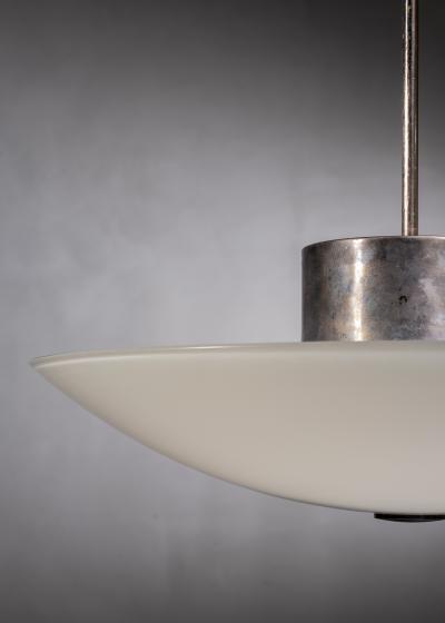Paavo Tynell One of a pair of Paavo Tynell and J G Sir n pendant lamps
