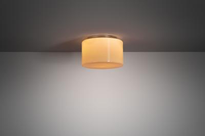 Paavo Tynell Opal Glass Flush Mount by Paavo Tynell for Idman Finland Mid 20th Century