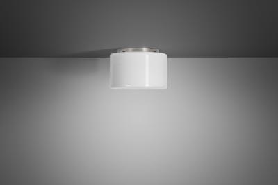 Paavo Tynell Opal Glass Flush Mount by Paavo Tynell for Idman Finland Mid 20th Century