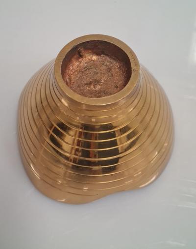 Paavo Tynell Paavo Helena Tynell Cast Brass Bowl Model no 4 Taito 1940s