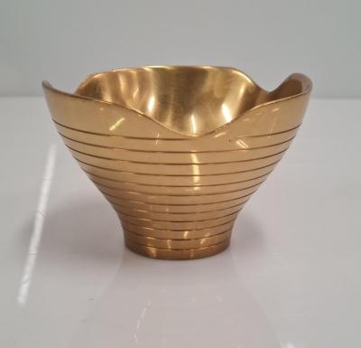 Paavo Tynell Paavo Helena Tynell Cast Brass Bowl Model no 4 Taito 1940s