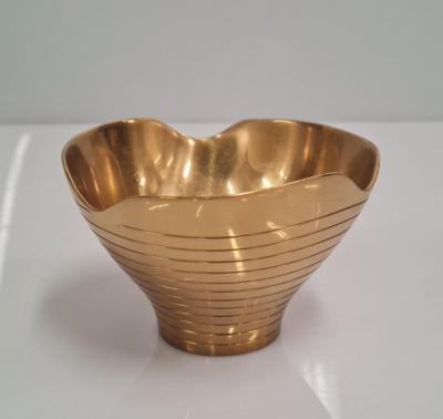 Paavo Tynell Paavo Helena Tynell Cast Brass Bowl Model no 4 Taito 1940s