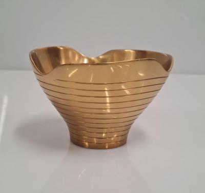 Paavo Tynell Paavo Helena Tynell Cast Brass Bowl Model no 4 Taito 1940s