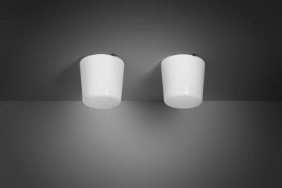 Paavo Tynell Paavo Tynell 2040 Glass Ceiling Lights for Taito Finland Mid 20th Century
