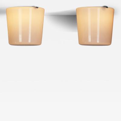 Paavo Tynell Paavo Tynell 2040 Glass Ceiling Lights for Taito Finland Mid 20th Century