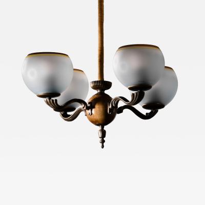 Paavo Tynell Paavo Tynell 4 arm chandelier for Taito