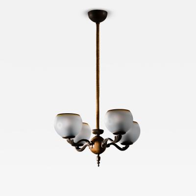 Paavo Tynell Paavo Tynell 4 arm chandelier for Taito