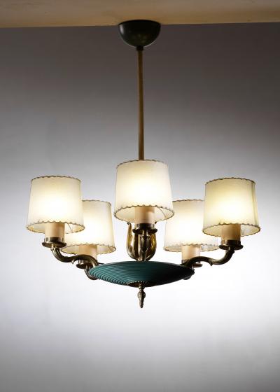 Paavo Tynell Paavo Tynell 5 arm chandelier for Taito