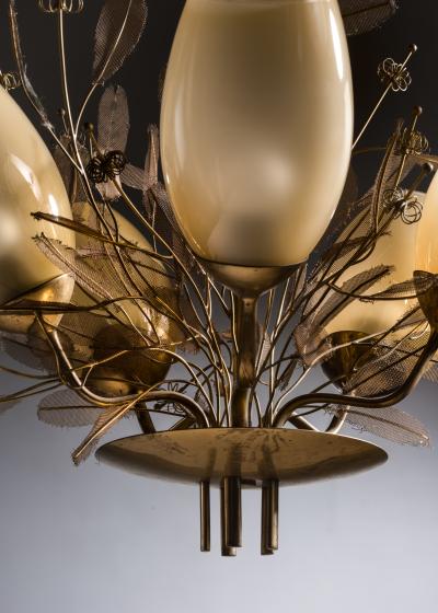 Paavo Tynell Paavo Tynell 9029 5 chandelier for Taito