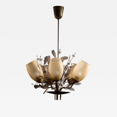 Paavo Tynell Paavo Tynell 9029 5 chandelier for Taito