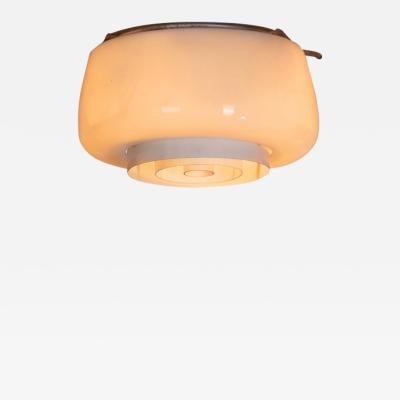 Paavo Tynell Paavo Tynell A2 8 Opal Glass Ceiling Light for Idman Finland 1960s