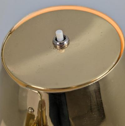 Paavo Tynell Paavo Tynell Adjustable Table Lamp Model 9227 in Full Brass Taito 1950s