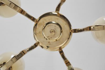 Paavo Tynell Paavo Tynell Brass Chandelier for Oy Taito AB Finland 1930s