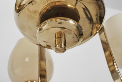 Paavo Tynell Paavo Tynell Brass Chandelier for Oy Taito AB Finland 1930s