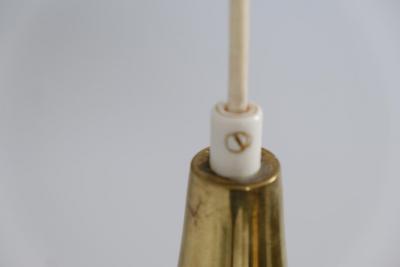 Paavo Tynell Paavo Tynell Brass Perfortated Ceiling Lamp Model 1965 Idman 1950s