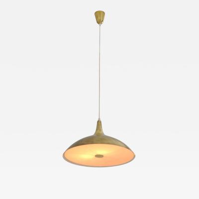 Paavo Tynell Paavo Tynell Brass Perfortated Ceiling Lamp Model 1965 Idman 1950s