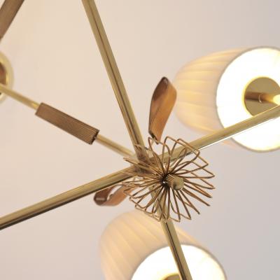 Paavo Tynell Paavo Tynell Commissioned Chandelier Taito 1950s