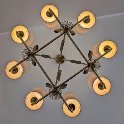 Paavo Tynell Paavo Tynell Commissioned Chandelier Taito 1950s