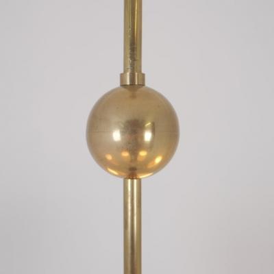 Paavo Tynell Paavo Tynell Commissioned Chandelier in Brass Fabric Taito 1940s