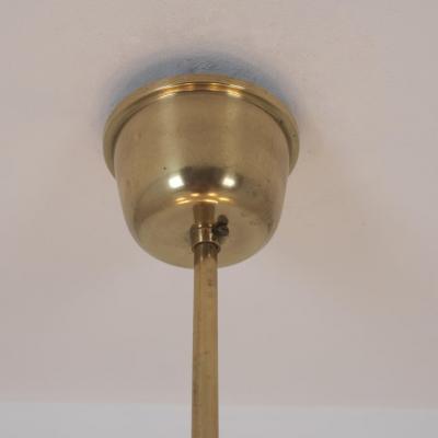 Paavo Tynell Paavo Tynell Commissioned Chandelier in Brass Fabric Taito 1940s