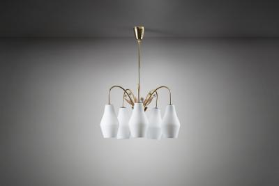 Paavo Tynell Paavo Tynell K1 9 5 Ceiling Lamp for Idman Oy Finland 1950s