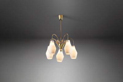 Paavo Tynell Paavo Tynell K1 9 5 Ceiling Lamp for Idman Oy Finland 1950s