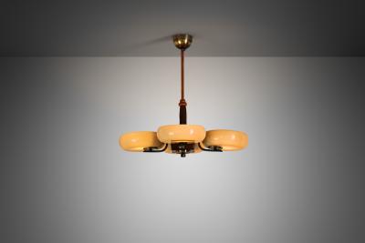 Paavo Tynell Paavo Tynell Model 1574 Chandelier for Taito Finland 1930s