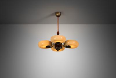 Paavo Tynell Paavo Tynell Model 1574 Chandelier for Taito Finland 1930s