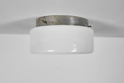 Paavo Tynell Paavo Tynell Model 80154 Opal Glass Ceiling Lamp for Idman Finland 1930s