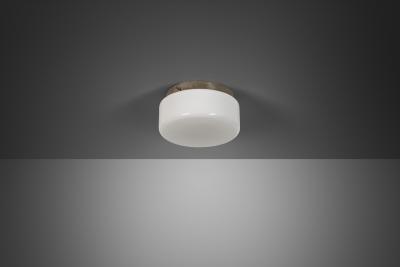 Paavo Tynell Paavo Tynell Model 80154 Opal Glass Ceiling Lamp for Idman Finland 1930s