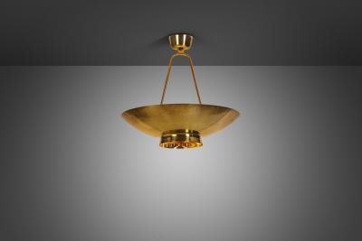 Paavo Tynell Paavo Tynell Model 9060 Ceiling Lamp for Taito Oy Finland 1950s