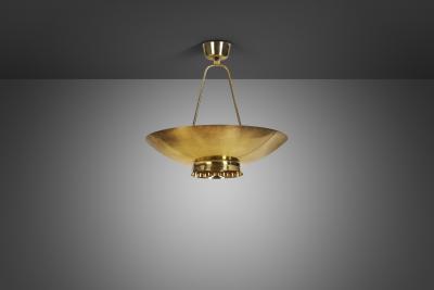 Paavo Tynell Paavo Tynell Model 9060 Ceiling Lamp for Taito Oy Finland 1950s