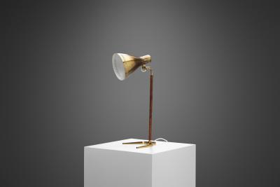 Paavo Tynell Paavo Tynell Model 9224 Horseshoe Table Lamp for Idman Oy Finland 1950s