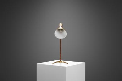 Paavo Tynell Paavo Tynell Model 9224 Horseshoe Table Lamp for Idman Oy Finland 1950s