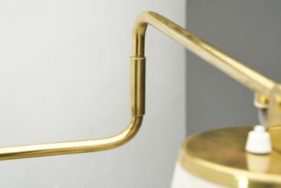 Paavo Tynell Paavo Tynell Model 9414 Brass Wall Light for Taito Oy Finland 1950s