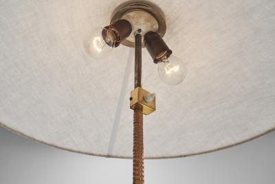 Paavo Tynell Paavo Tynell Model 9602 Brass Floor Lamp for Taito Oy Finland 1950s