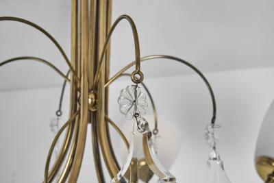 Paavo Tynell Paavo Tynell Model K1 12 Chandelier for Idman Finland Mid 20th Century