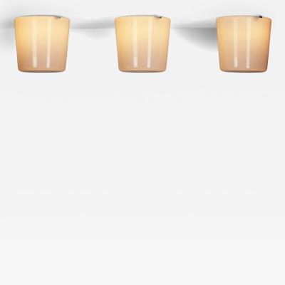 Paavo Tynell Paavo Tynell Set of 3 80112 30 Ceiling Lights for Idman Oy Finland 1950s