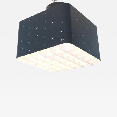 Paavo Tynell Paavo Tynell Starry Sky Ceiling Lamp 9068 in Black White Idman 1950s