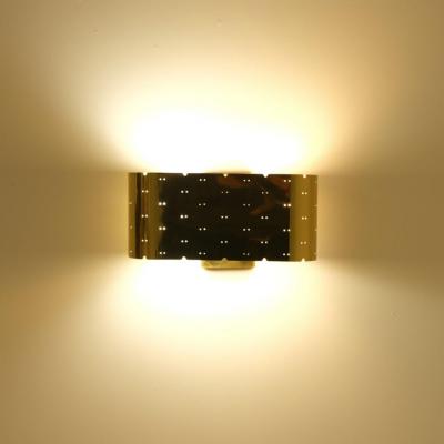 Paavo Tynell Paavo Tynell Wall Lamp Model 9460 in Perforated Brass Idman 1950s
