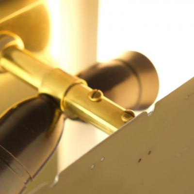 Paavo Tynell Paavo Tynell Wall Lamp Model 9460 in Perforated Brass Idman 1950s