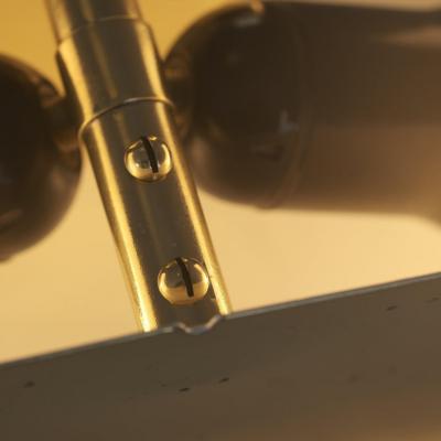 Paavo Tynell Paavo Tynell Wall Lamp Model 9460 in Perforated Brass Taito 1950s