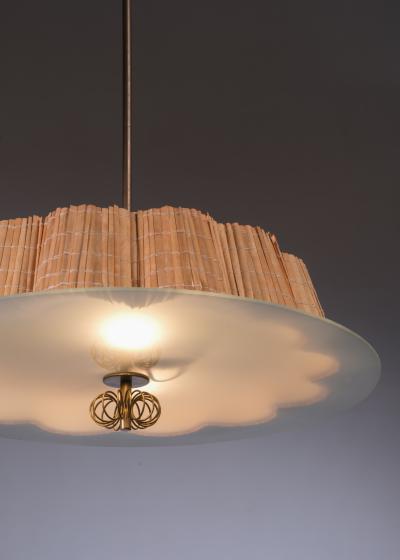 Paavo Tynell Paavo Tynell wood slat pendant