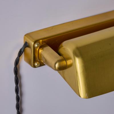 Paavo Tynell Pair of 1930s Finnish Brass Plug In Wall Lights Attributed to Paavo Tynell