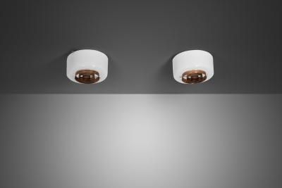 Paavo Tynell Pair of A2 7 Ceiling Lamps by Paavo Tynell for Idman Finland Mid 20th Century