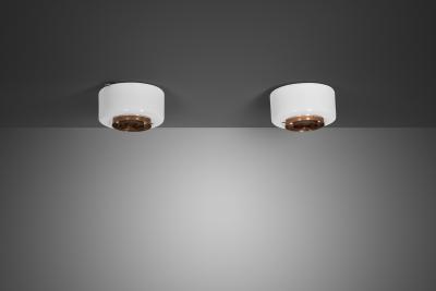 Paavo Tynell Pair of A2 7 Ceiling Lamps by Paavo Tynell for Idman Finland Mid 20th Century