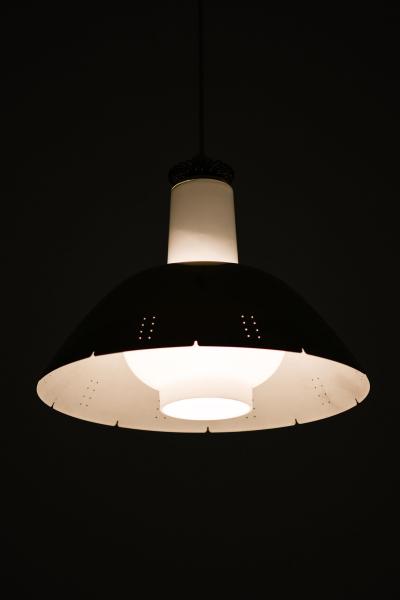 Paavo Tynell Pair of Ceiling Lamps Model K2 20 in Brass by Paavo Tynell 1950s