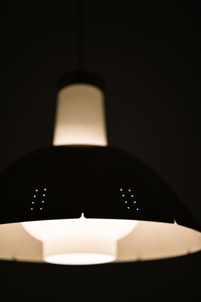 Paavo Tynell Pair of Ceiling Lamps Model K2 20 in Brass by Paavo Tynell 1950s